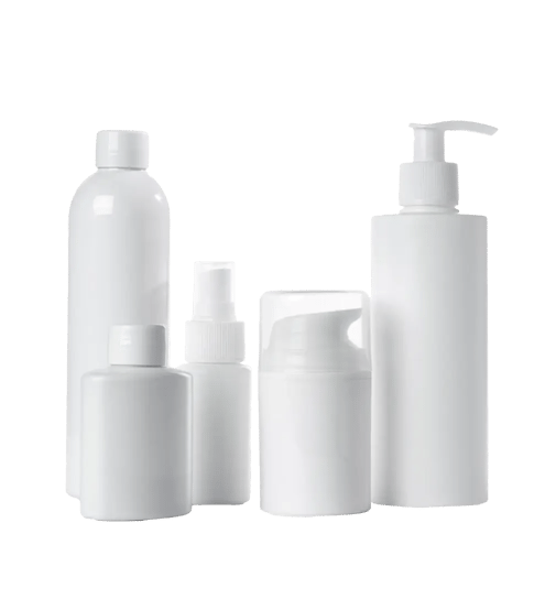 Blank-toiletries-containers